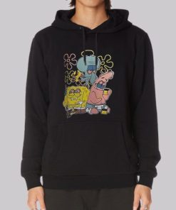 SpongeBob Squidward Tentacles Patrick Star Hoodie 4