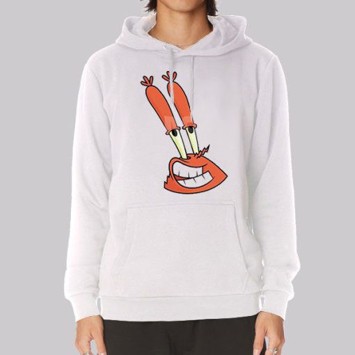 Spongebob Merch Mr Krabs Face Hoodie