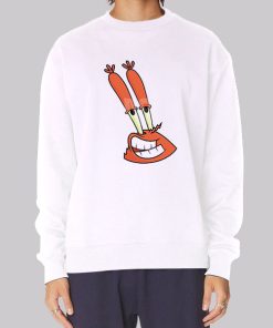 Spongebob Merch Mr Krabs Face Hoodie