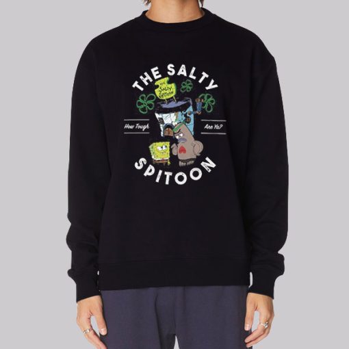 Spongebob Tough the Salty Spitoon Hoodie