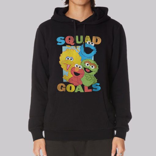 Squad Goals Sesame Street Hoodie Women’s