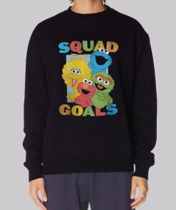 Squad Goals Sesame Street Hoodie Women’s