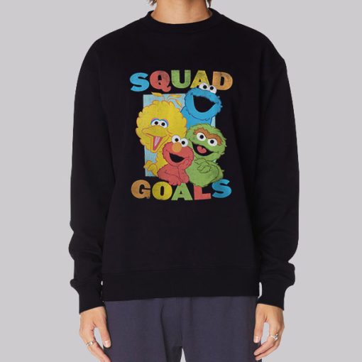 Squad Goals Sesame Street Hoodie Women’s