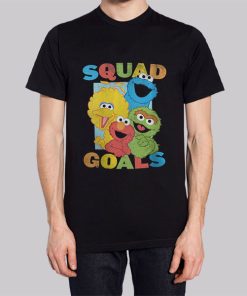 Squad Goals Sesame Street Hoodie Womens 3