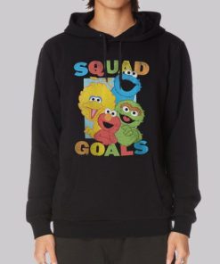 Squad Goals Sesame Street Hoodie Womens 4