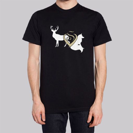 Stag and Vixen Sillhoute Hoodie