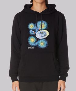 Star Trek Enterprise Starry Night Hoodie Star Trek Enterprise Starry Night Hoodie