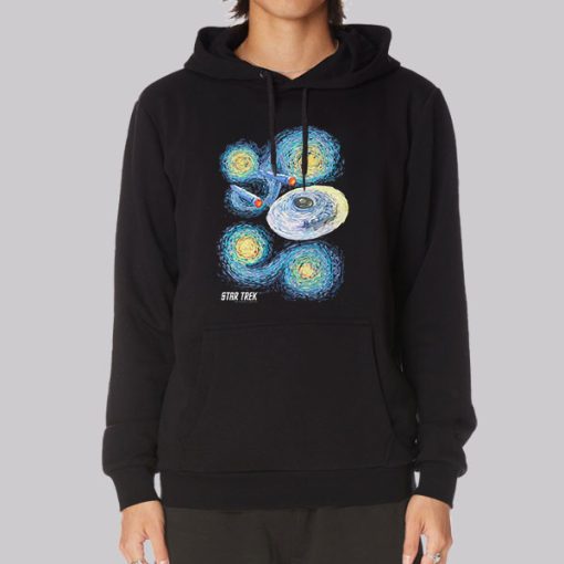 Star Trek Enterprise Starry Night Hoodie