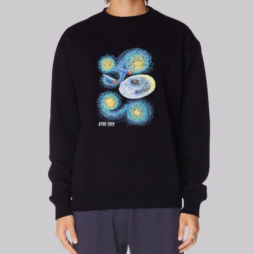 Star Trek Enterprise Starry Night Hoodie