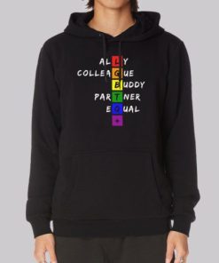Subtle Pride Merch Ally LGBT Hoodie 4