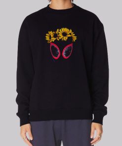 Sunflower Spiderman Funny Hoodie