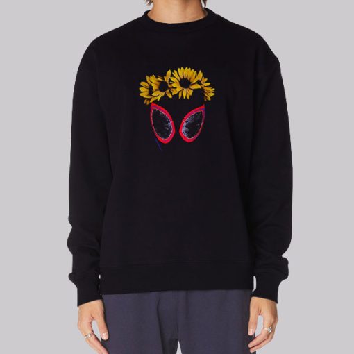 Sunflower Spiderman Funny Hoodie