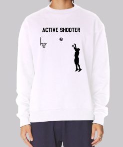 Support Basketball Active Shooter Hoodie