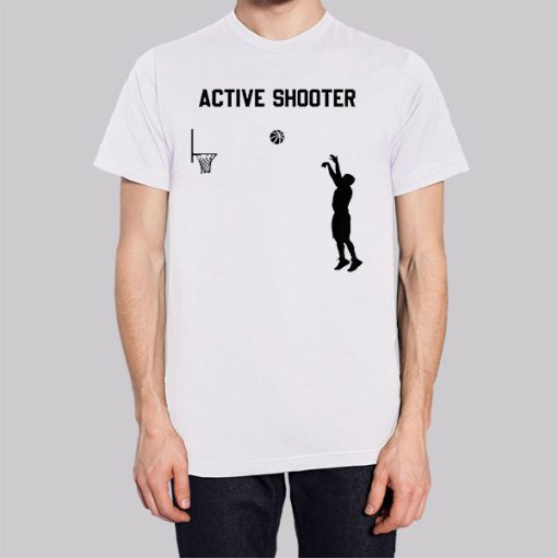 Support Basketball Active Shooter Hoodie