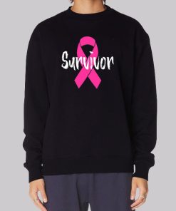 Support Fight Breast Cancer Survivor Hoodie