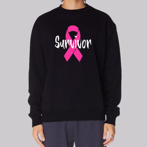 Support Fight Breast Cancer Survivor Hoodie