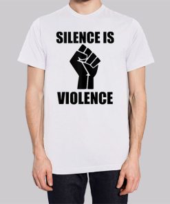 Support White Silence Is Violence Hoodie 2 Support White Silence Is Violence Hoodie 3