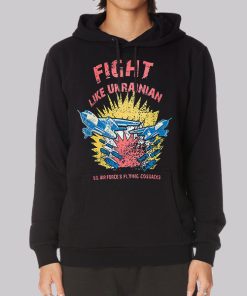 Support for Fight Like Ukrainian Hoodie Support for Fight Like Ukrainian Hoodie