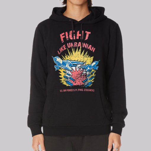 Support for Fight Like Ukrainian Hoodie