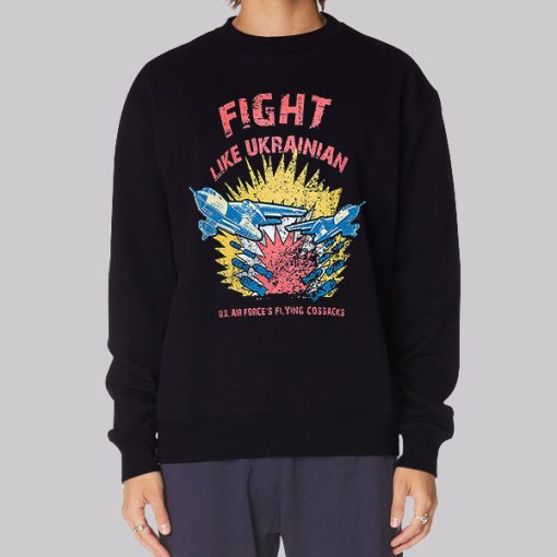 Support for Fight Like Ukrainian Hoodie