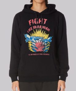 Support for Fight Like Ukrainian Hoodie 4