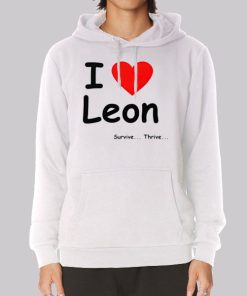 Survive Thrive Leon the Lobster Merch Hoodie Survive Thrive Leon the Lobster Merch Hoodie