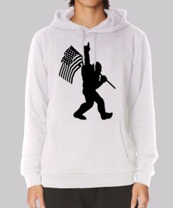 Swag Sign Bigfoot American Flag Hoodie Swag Sign Bigfoot American Flag Hoodie