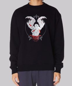 Swan 39daph Merch Back Printed Hoodie