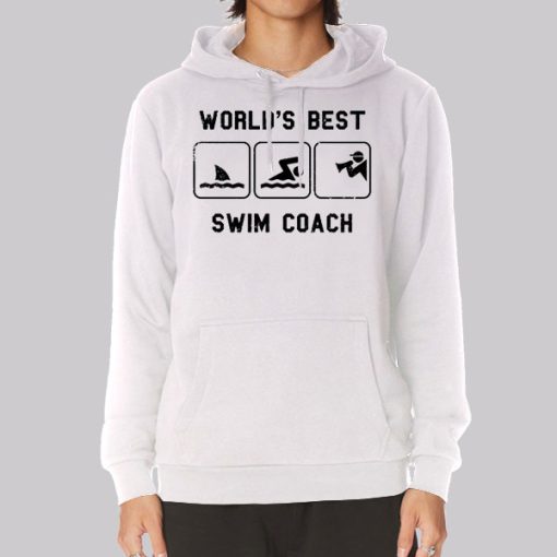 Swim Coach Gift World Best Hoodie