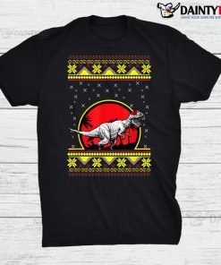 T Rex Dinosaur Retro Ugly Xmas Vintage Christmas Shirt