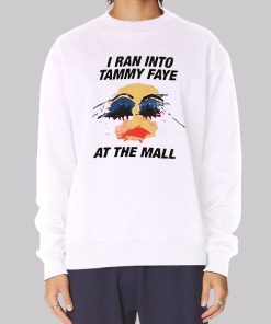 Tammy Faye at the Mall Vintage White Hoodie