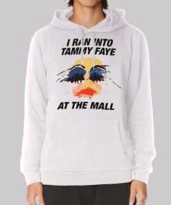 Tammy Faye at the Mall Vintage White Hoodie 3 Tammy Faye at the Mall Vintage White Hoodie 4