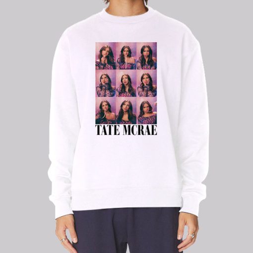 Tate Mcrae Merch Photo College Hoodie