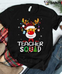 Teacher Christmas Teachers Squad Reindeer Shirt