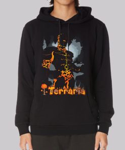 Terraria Logo Molten Armor Hoodie Terraria Logo Molten Armor Hoodie