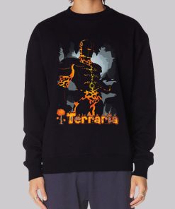 Terraria Logo Molten Armor Hoodie