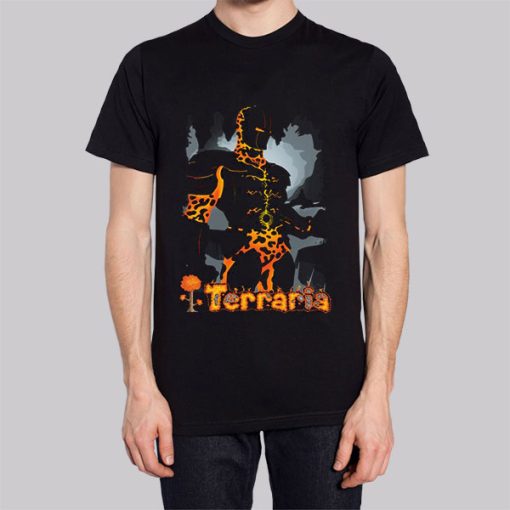 Terraria Logo Molten Armor Hoodie