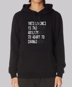 The Ability to Adapt Black Intelligence Hoodie The Ability to Adapt Black Intelligence Hoodie