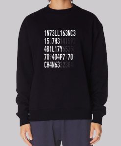 The Ability to Adapt Black Intelligence Hoodie