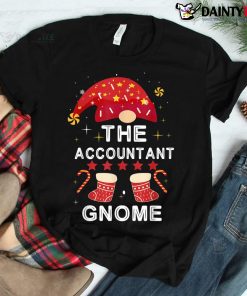 The Accountant Gnome Christmas Plaid Matching Family Pajama Shirt