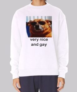 The Dog Very Nice and Gay Hoodie