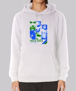 The Eraser College Paulo Costa Hoodie White 3 The Eraser College Paulo Costa Hoodie White 4