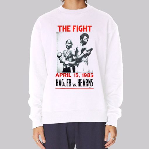 The Fight 1985 Marvin Hagler Hoodie