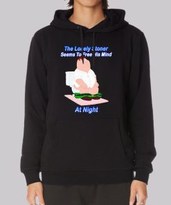 The Lonely Stoner Seems to Free His Mind at Night Meme Hoodie