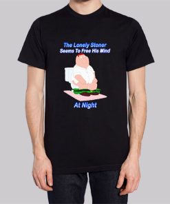 The Lonely Stoner Seems to Free His Mind at Night Meme Hoodie 2 The Lonely Stoner Seems to Free His Mind at Night Meme Hoodie 3