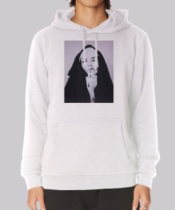 The Nun Middle Finger Hoodie The Nun Middle Finger Hoodie
