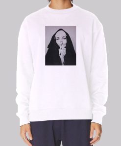 The Nun Middle Finger Hoodie