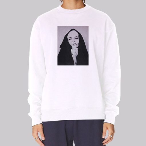 The Nun Middle Finger Hoodie