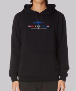 The Red White and Pew Hoodie 4