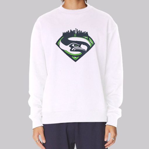 The Seattle Seahawks Superman Hoodie